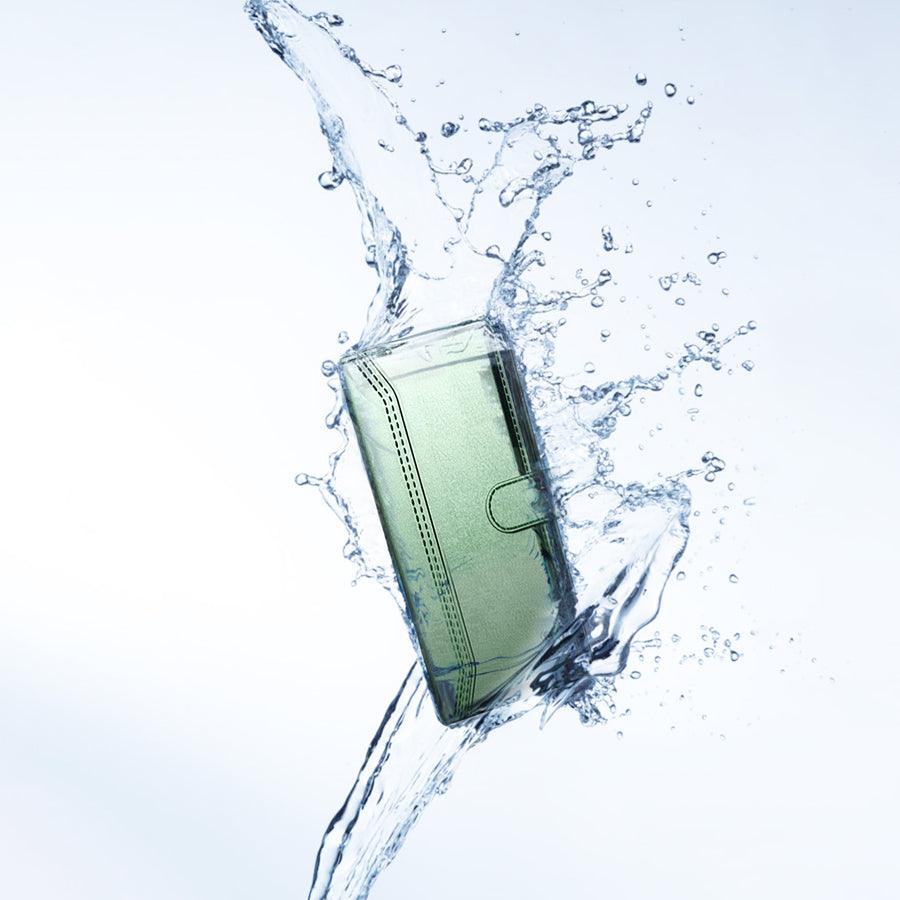 Samsung Galaxy M02s Aibex PU Leather Flip Cover Foldable Stand & Pocket Magnetic Closure - Aibex